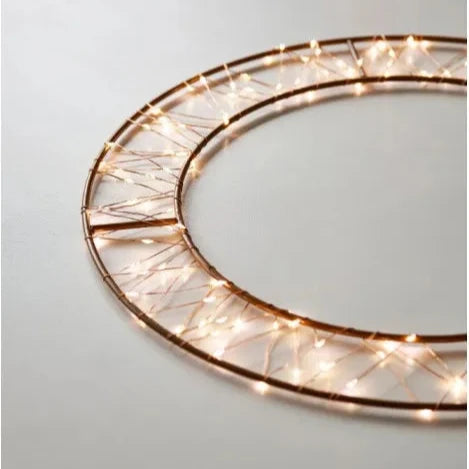 Celest LED Hanging Circle 40cm - Copper