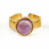 Cabochon Gemstone Ring