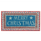 Merry Christmas Long Cards, Pack of Six