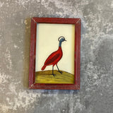 Vintage Glass Framed Painting - Small