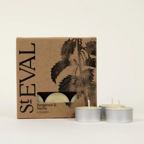 St. Eval Tealights - Bergamot & Nettle - Pack of 9