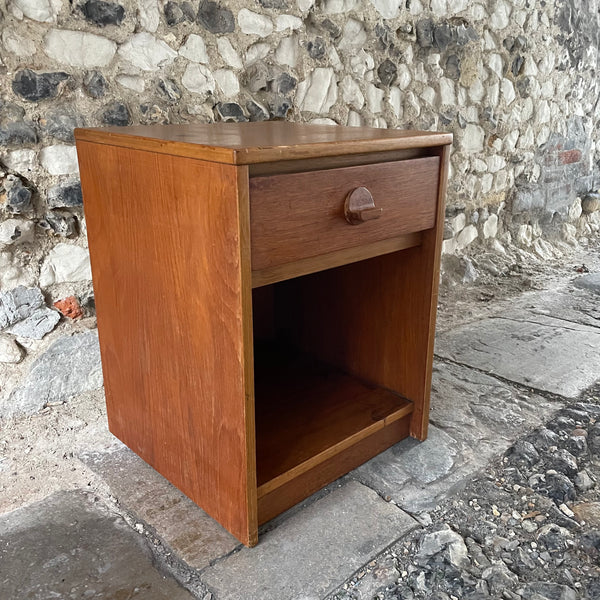 Mid Century Stag Bedside Cabinet