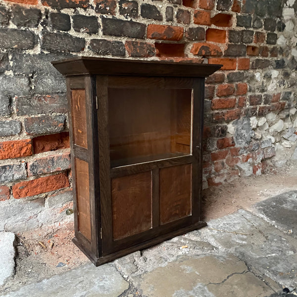 Antique Oak Wall Cabinet