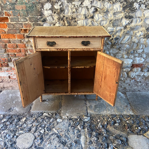 Vintage Bamboo Cupboard