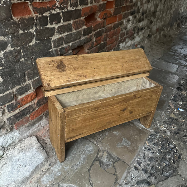 Reclaimed Lift Up Lid Bench