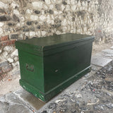 Vintage Painted Blanket Box