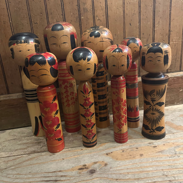 Japanese Kokeshi Dolls