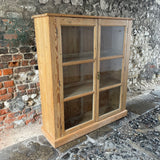 Antique Pine Glazed Cupboard