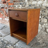 Mid Century Stag Bedside Cabinet