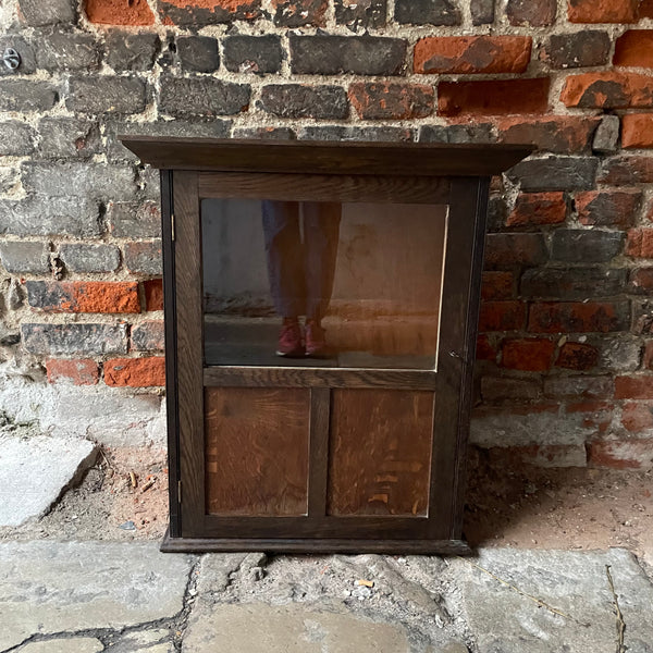 Antique Oak Wall Cabinet