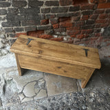 Reclaimed Lift Up Lid Bench