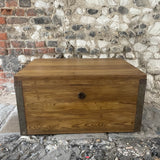 Vintage Pine Blanket Box