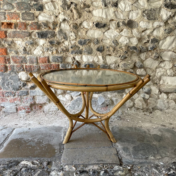 Vintage Bamboo Coffee Table