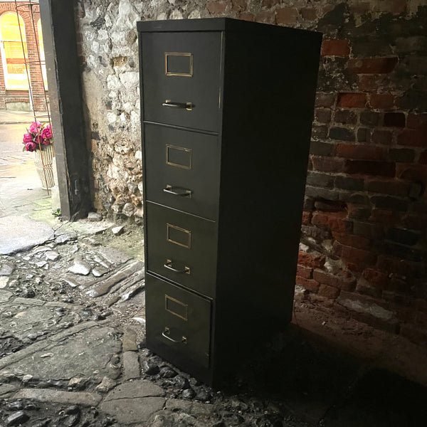 Vintage Metal Filing Cabinet