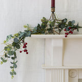 Red Berry & Eucalyptus Garland