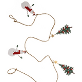 Happy Snowman Garland