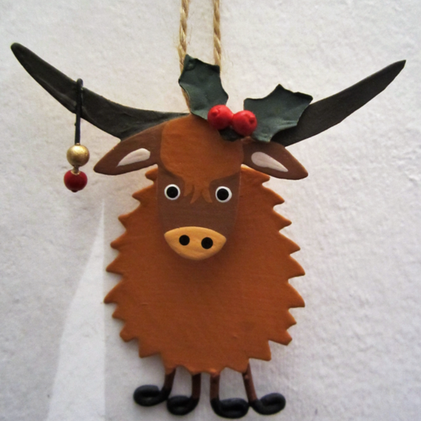 Highland Cow Decoration