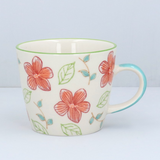 Coral Hibiscus Mug