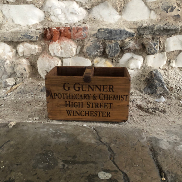 G Gunner Wooden Storage Box -Medium