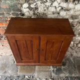 Antique Pitch Pine School Cupboard