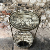 Vintage Mirror Drinks Table