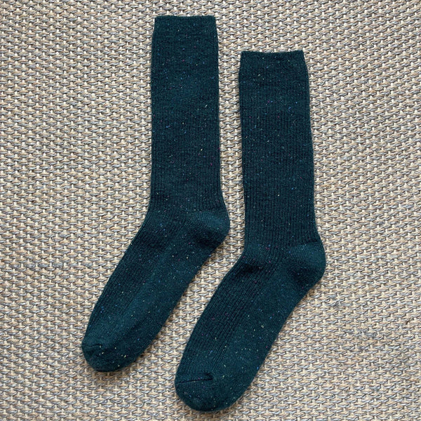 Le Bonne Shoppe Snow Socks - Forest