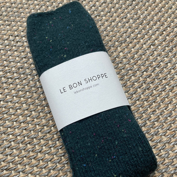 Le Bonne Shoppe Snow Socks - Forest