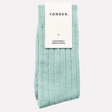 Yonder Cashmere and Merino Socks - Mint