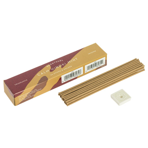 Scentsual Calm Hinioki Mint Incense Stick & Holder