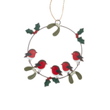 Robin Ring Hanging Christmas Decoration