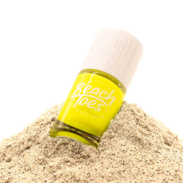 Beach Toes Nail Polish in Scary Canary