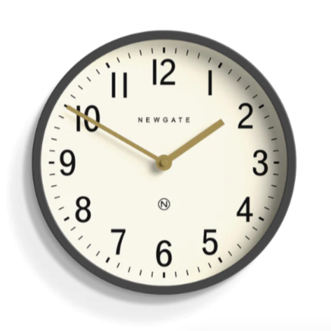 Newgate Master Edwards Wall Clock - Moonstone Grey