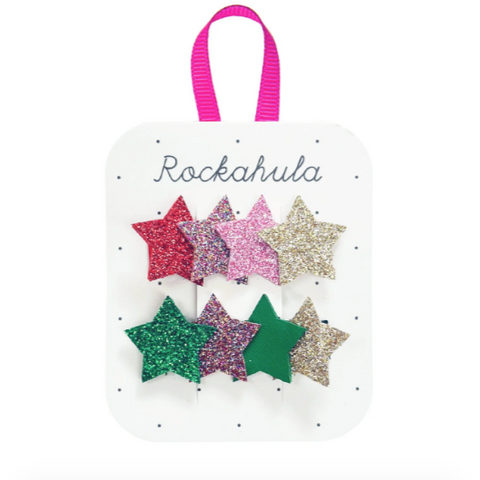 Rockahula Jolly Glitter Star Clips