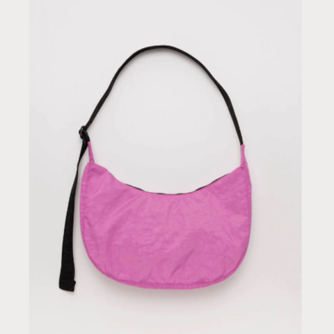 Baggu Medium Nylon Crescent Bag - Extra Pink