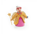 Handmade Felt Funky Fairy Godmother Christmas Tree Topper