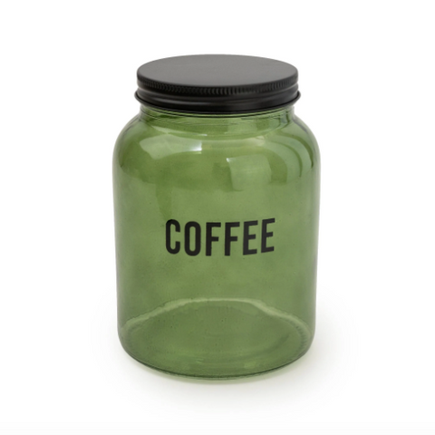 Glass Storage Jar - Coffee