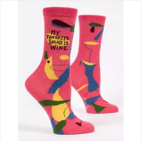 My Favourite Salad is Wine Socks