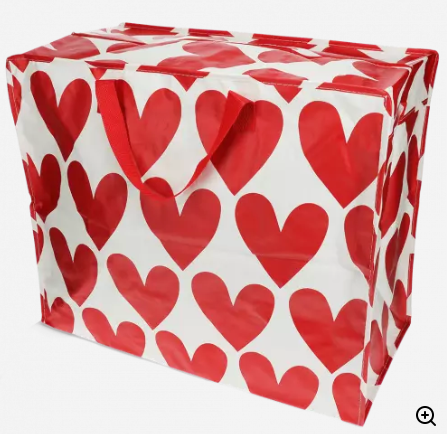 Rex Red Polka Dot Jumbo Storage Bag