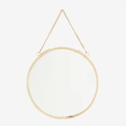 Round Hanging Mirror