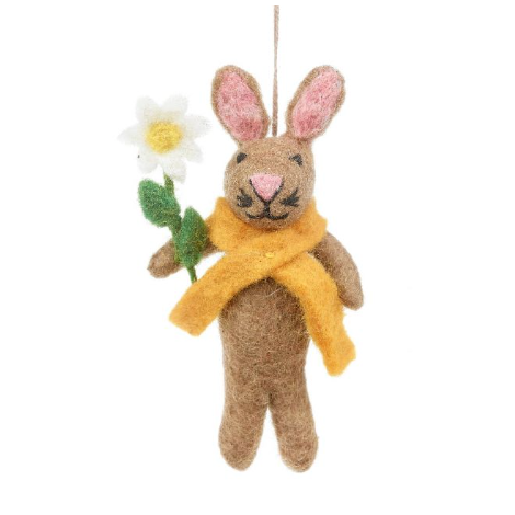 Marigold the Rabbit Hanging Felt Easter Decoration