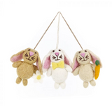 Mini Easter Bunny Hanging Felt Decoration