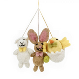 Mini Easter Besties Hanging Felt Decoration