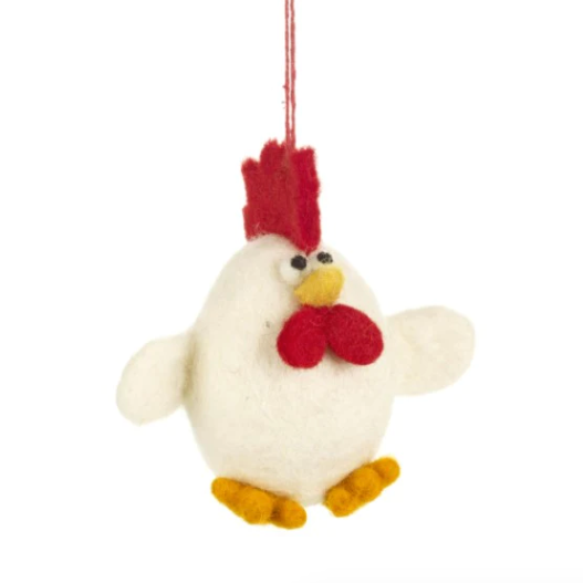 Amelia Eggheart Hanging Felt Easter Decoration