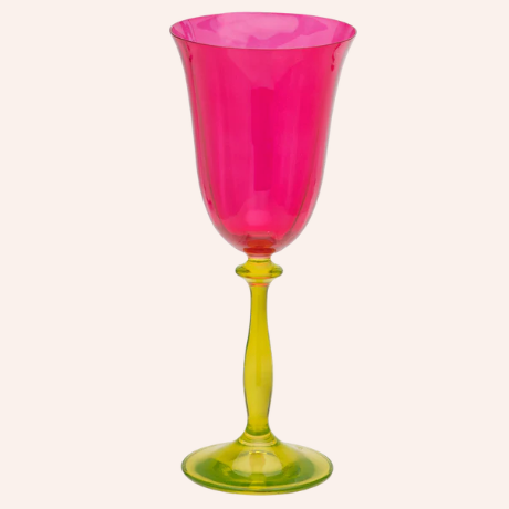 Gardenia wine glass