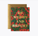 Rifle Paper Be Merry and Bright Christmas Card