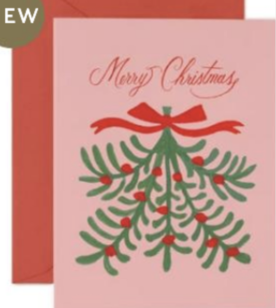 Rifle Paper Mistletoe Merry Christmas Card