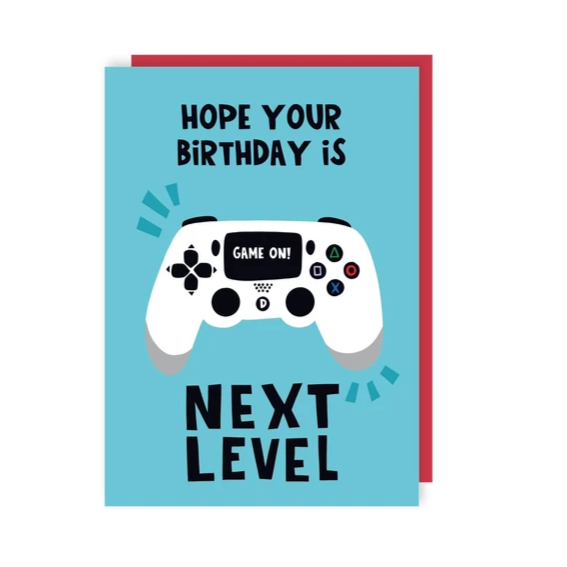 'Hope your Birthday is Next Level' Card