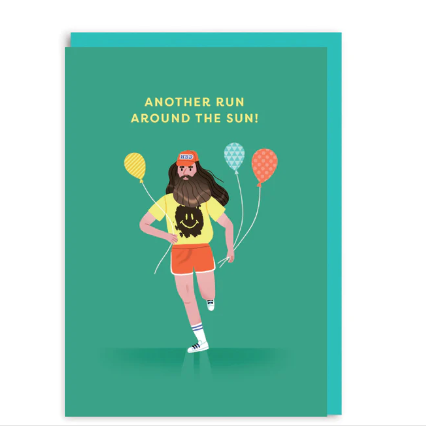 Forrest Gump Run Around The Sun Card