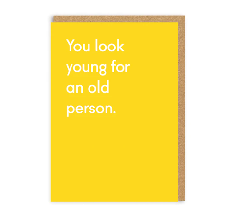 You look Young card- OOH DEER