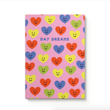 Day Dreams Hearts Notebook